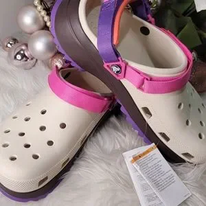 Crocs CLASSIC HIKER CLOG White Stucco Multi Brand new Crocs CLASSIC HIKER CLOG White Stucco Multi | Mercari main image 2